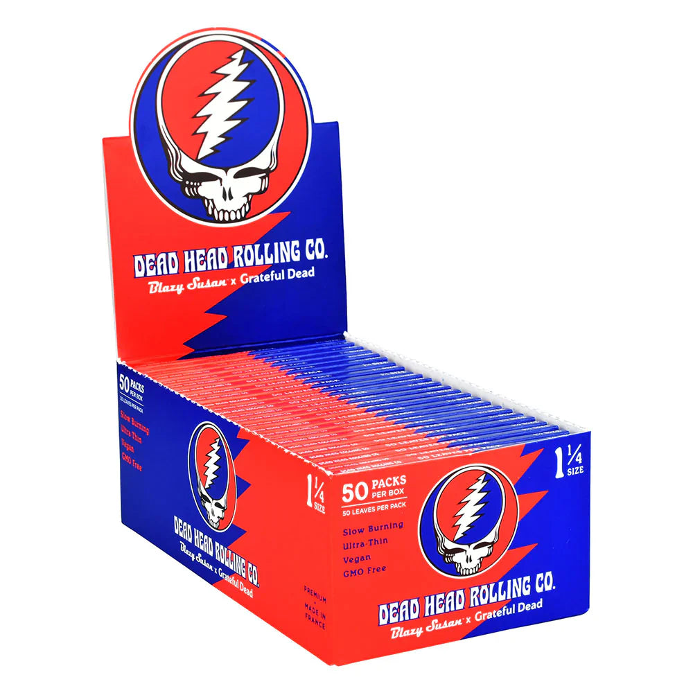 Blazy Susan | Grateful Dead 1 1/4" Rolling Papers Box of 50