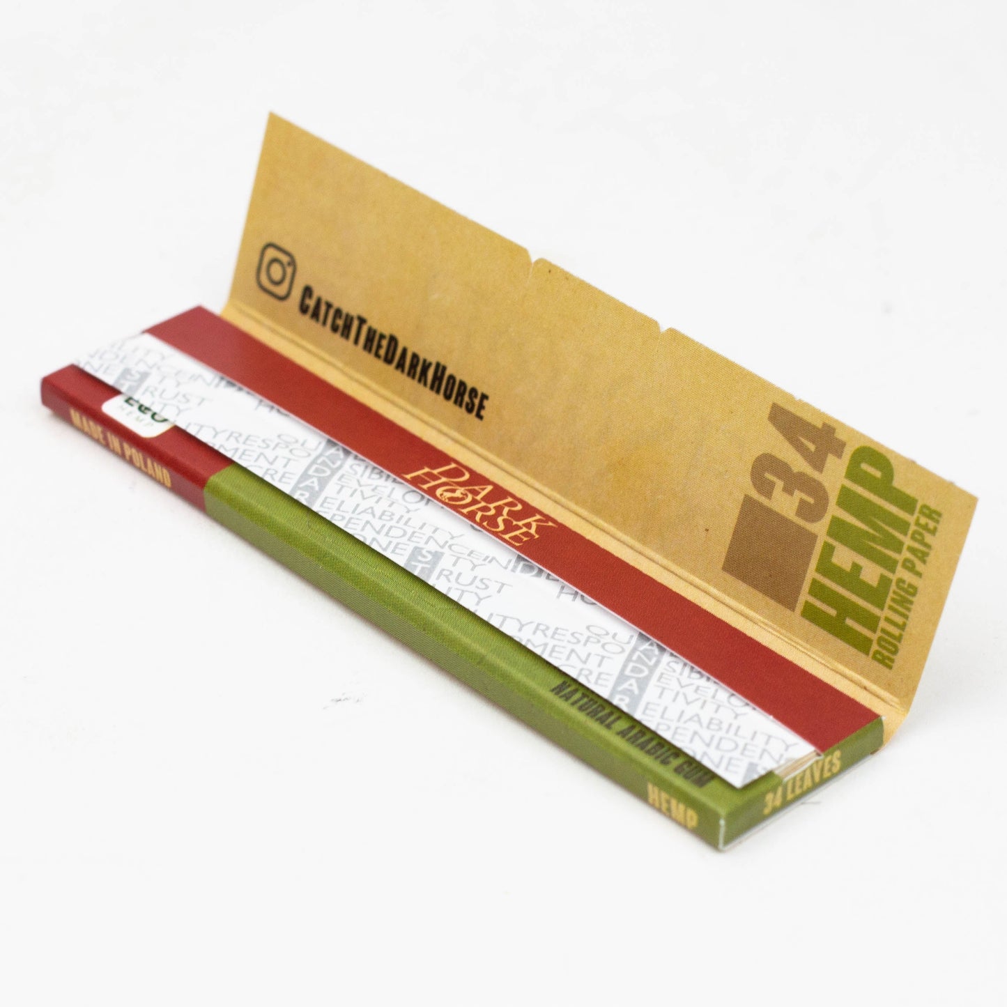 Rolling Paper DARK HORSE King size slim Hemp