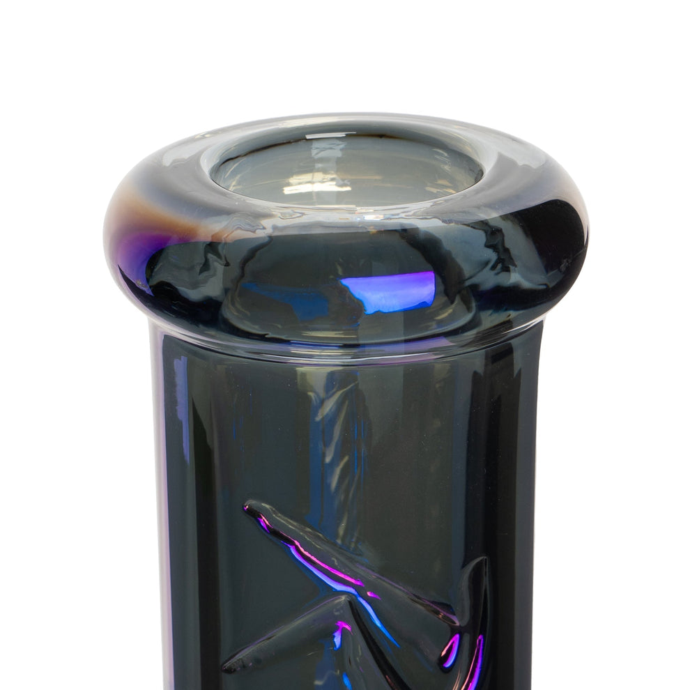 17" 7mm Thick Metallic Terminator Finish Revolution Canteen Base Water Pipe