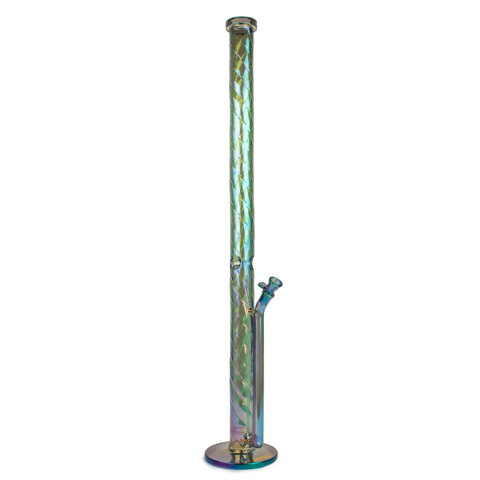 36" Metallic Finish Goliath Twist Straight Tube