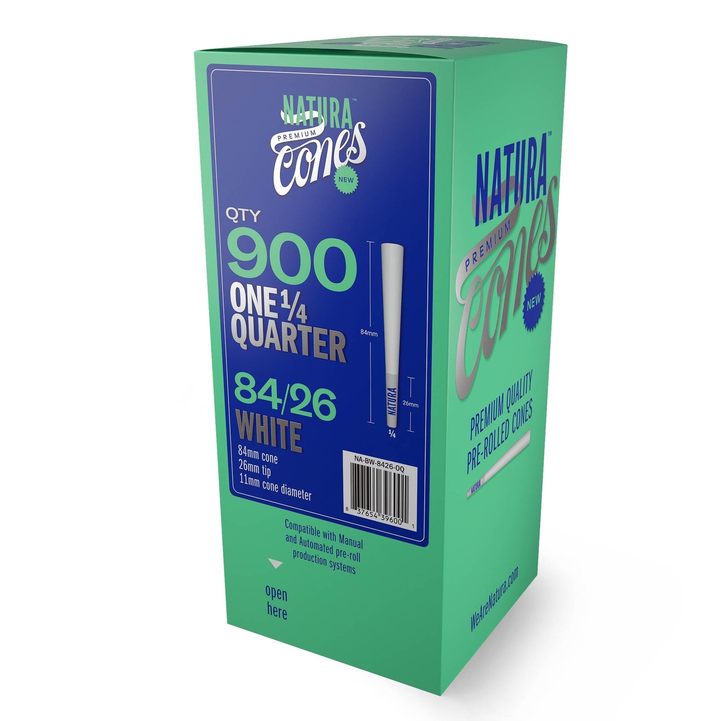 Natura – One Quarter Pre-Rolled Paper 900ct Tower
