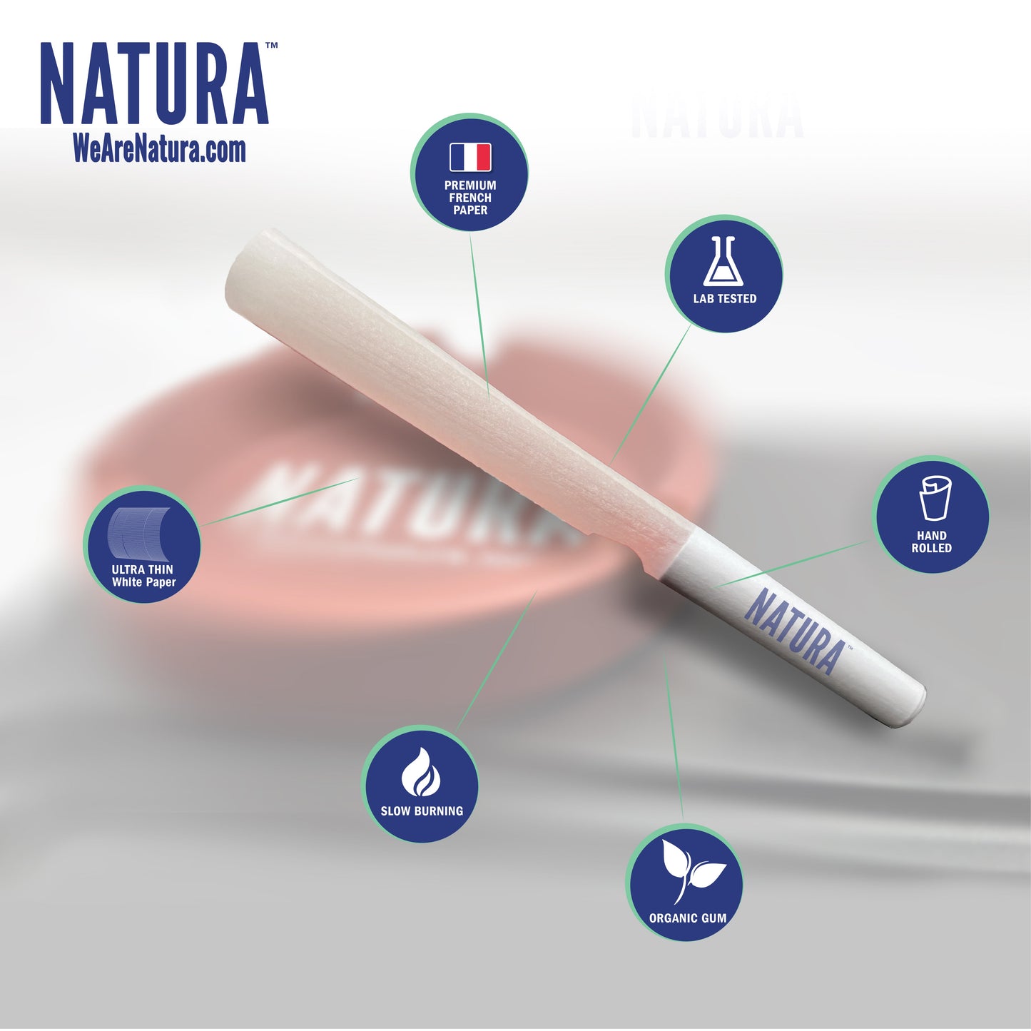 Natura – King size Pre-Rolled Paper 800ct Tower