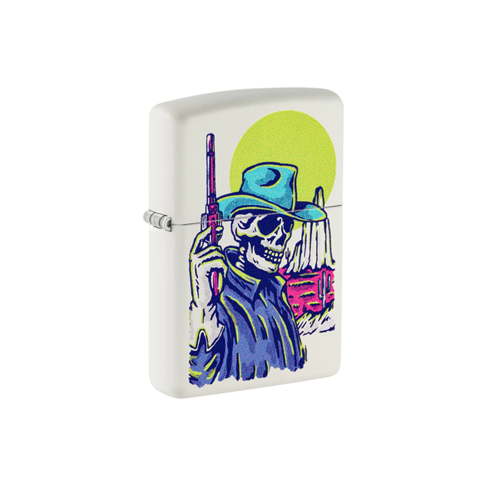 Zippo 48502 Cowboy Skull Design