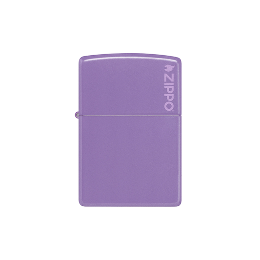 Zippo 46681ZL Classic Smoky Lavender Zippo Logo