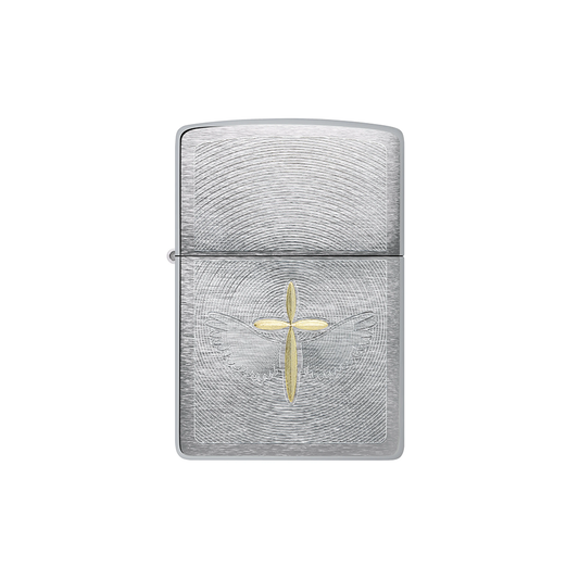 Zippo 46479 Spiritual Cross Angel Aura