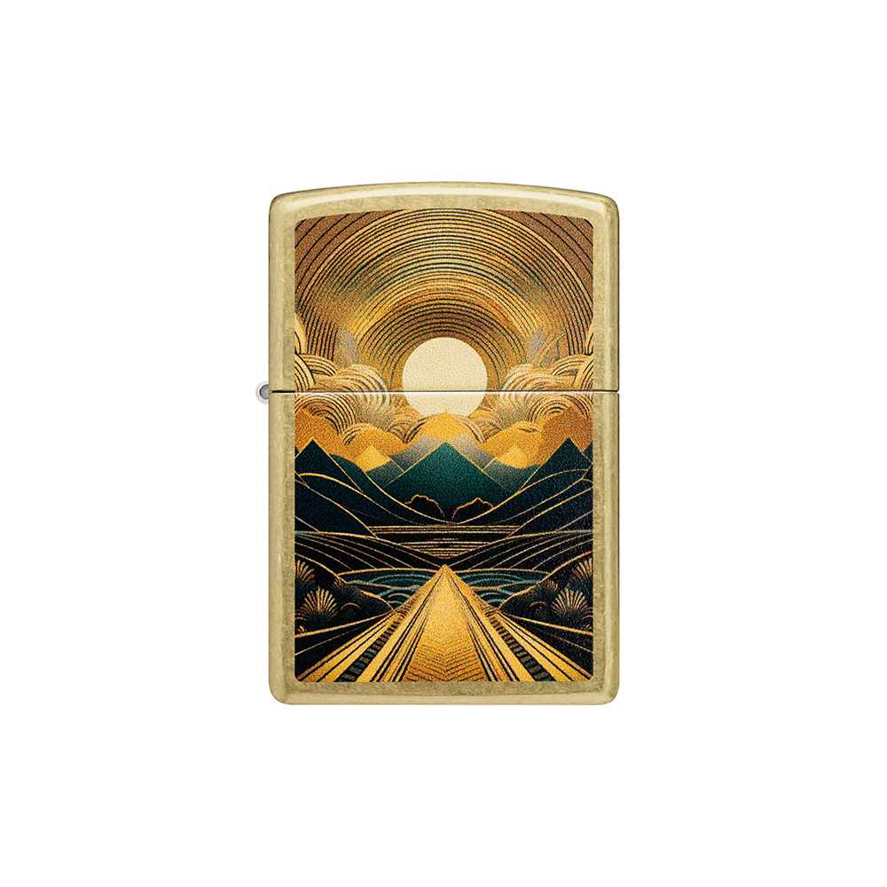 Zippo 47137 Through the Mountains Design - Hi Time