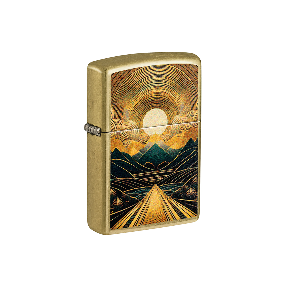 Zippo 47137 Through the Mountains Design - Hi Time