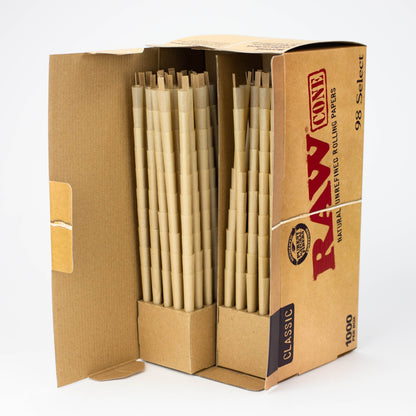RAW Classic 98 Select pre-rolled cone 1000 counts