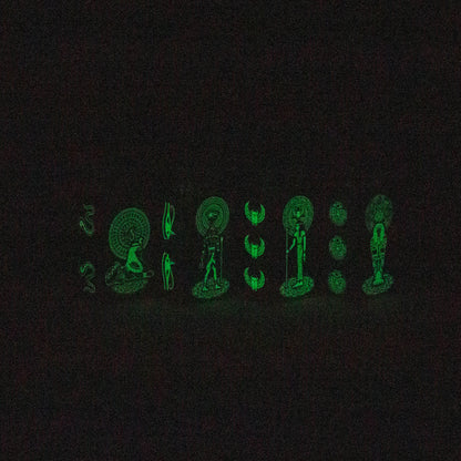 7.5" Glow in the dark Juicy box Rigs SP2070 - Egyptian