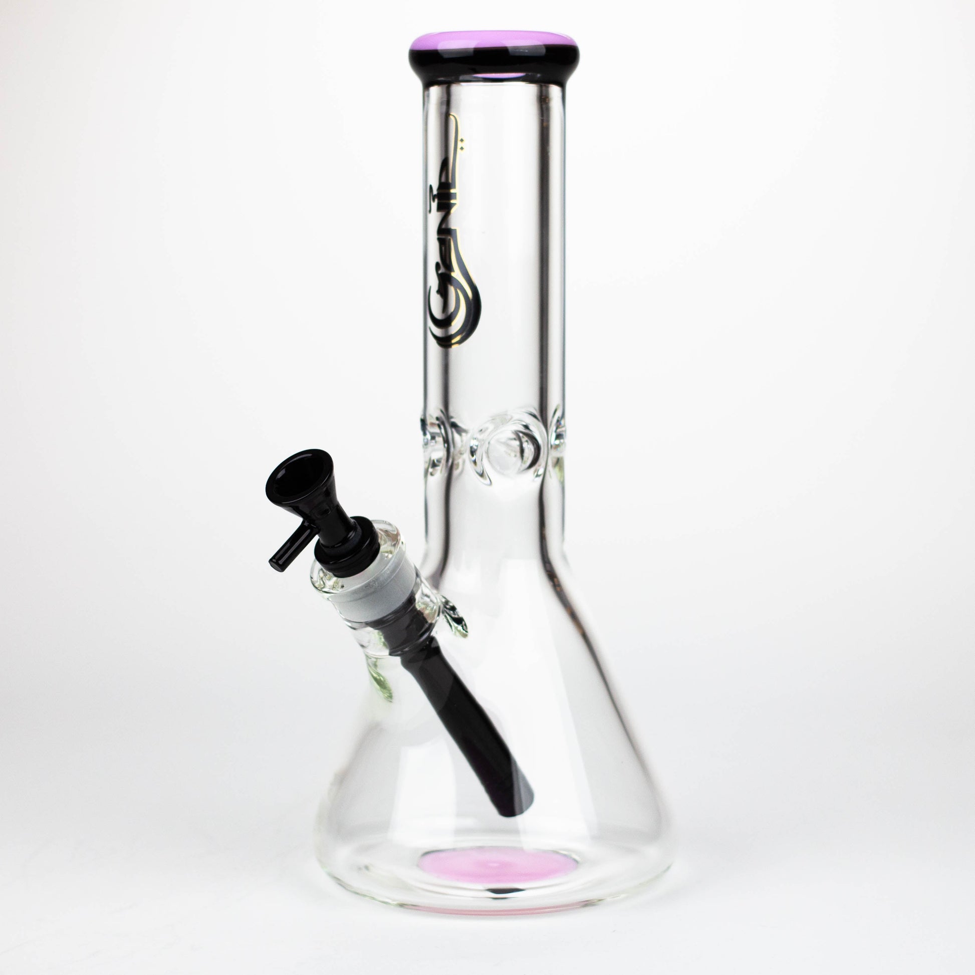 Genie | 12" Classic beaker 9 mm glass water bong [BK001] - Hi Time