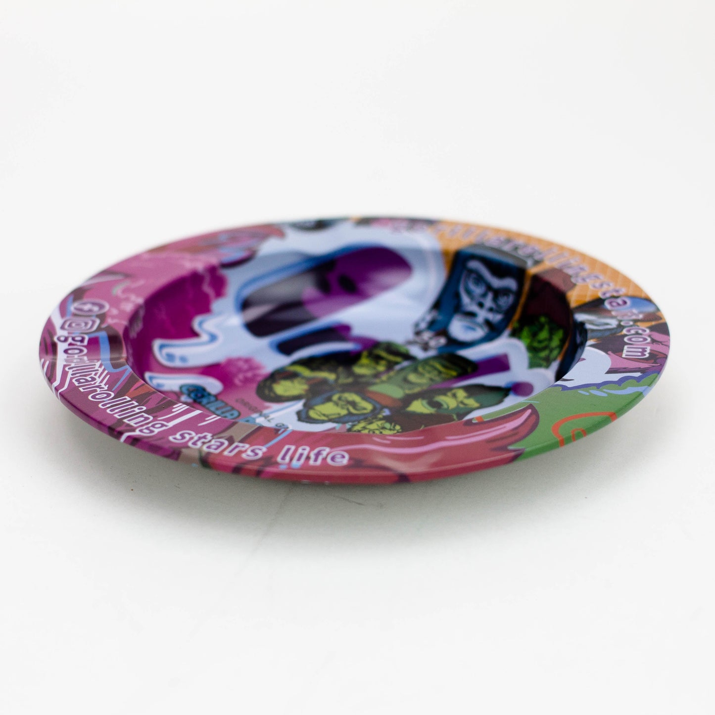 Round Metal Tray Pack of 6
