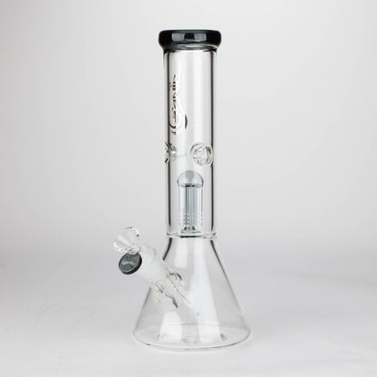 Genie | 12" Genie-Tree arms color accented glass water bong [NS104]