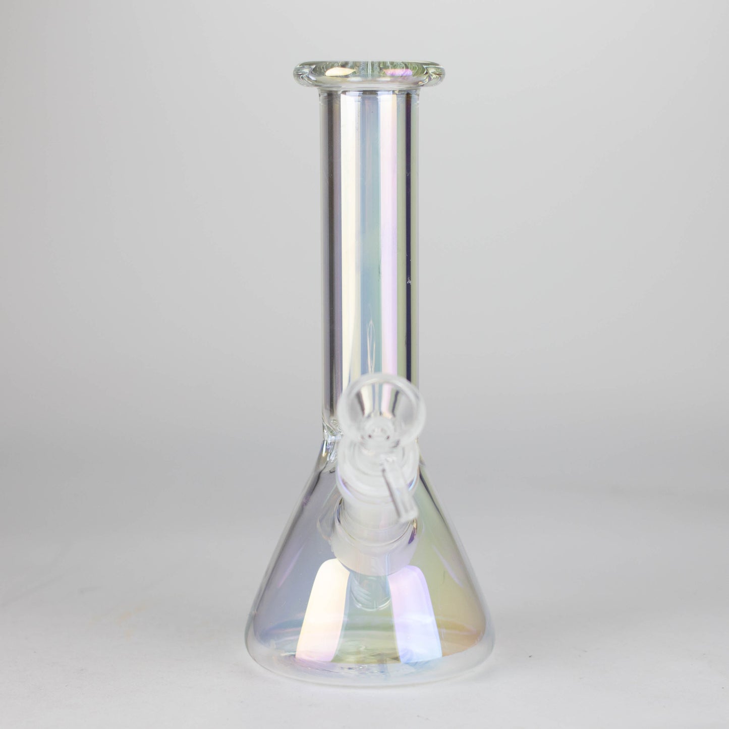 8" Electroplated Beaker Glass bong
