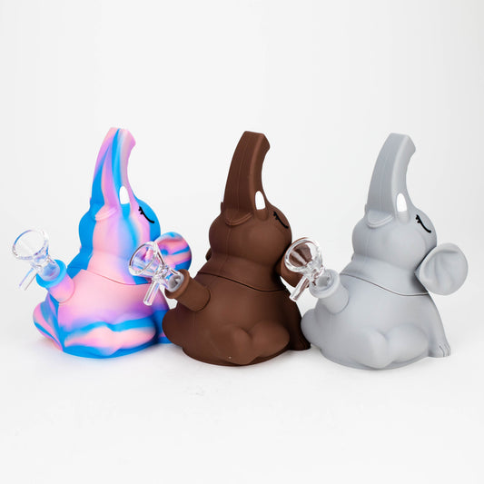 6" Elephant silicone water pipe [YS-377]