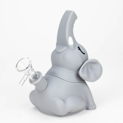 6" Elephant silicone water pipe [YS-377]