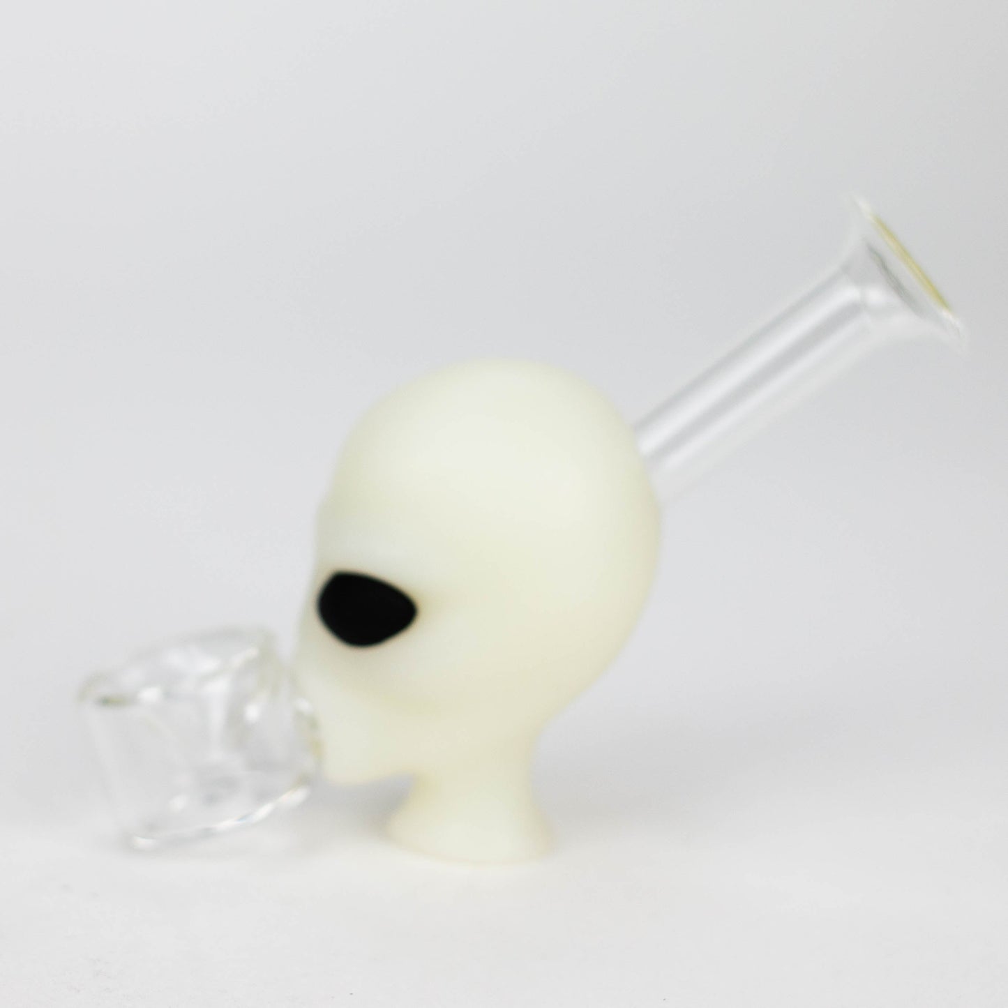 4" Alien hand pipe glow in the dark [YS-096]