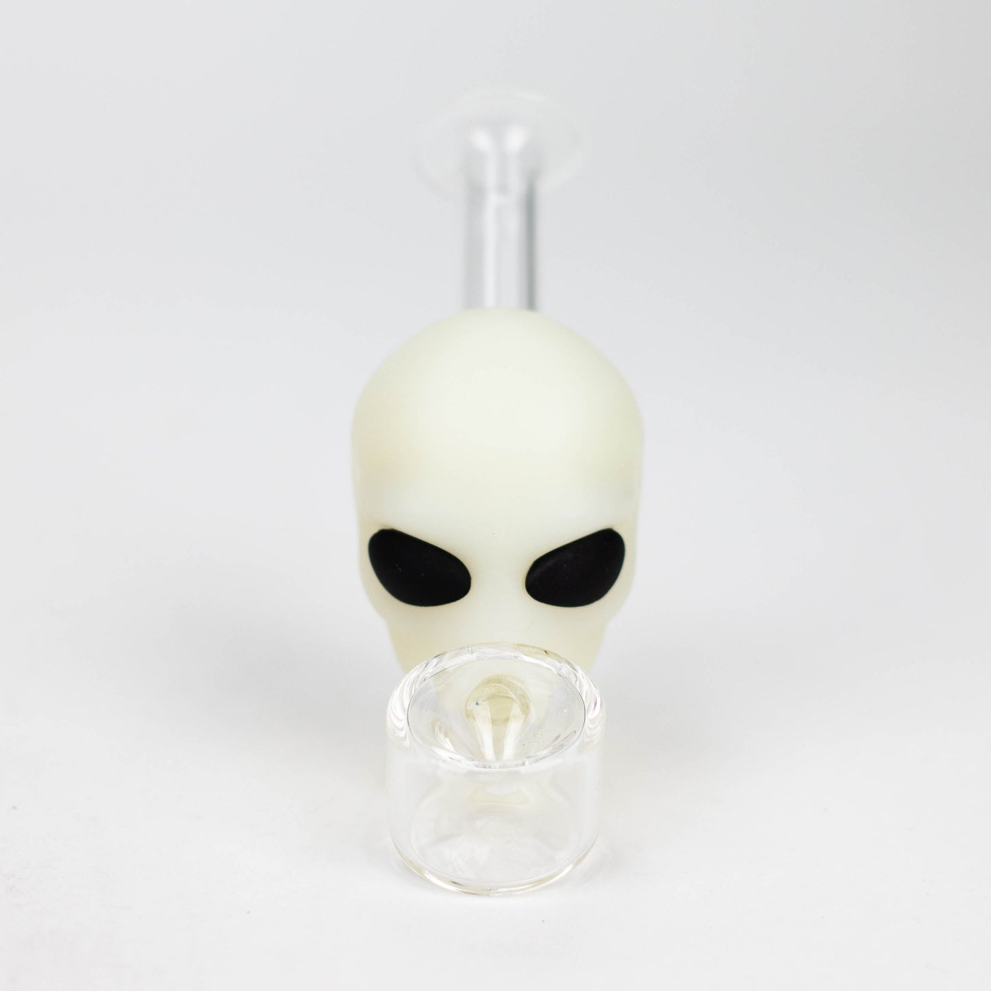4" Alien hand pipe glow in the dark [YS-096]