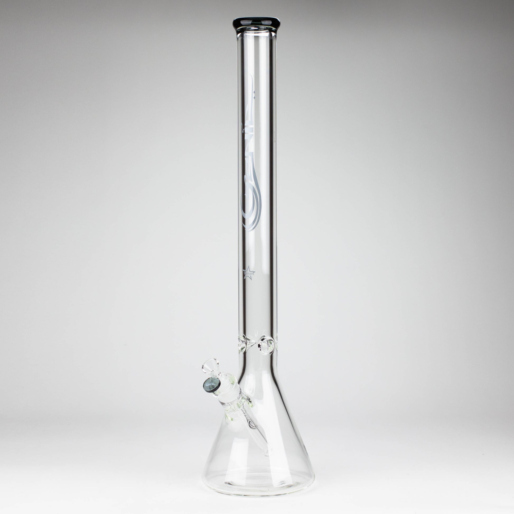 GENIE | 22" 9 mm Beaker Glass Bong [GE1003] - Hi Time