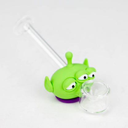 4" Alien Glass hand pipe [YS-805]
