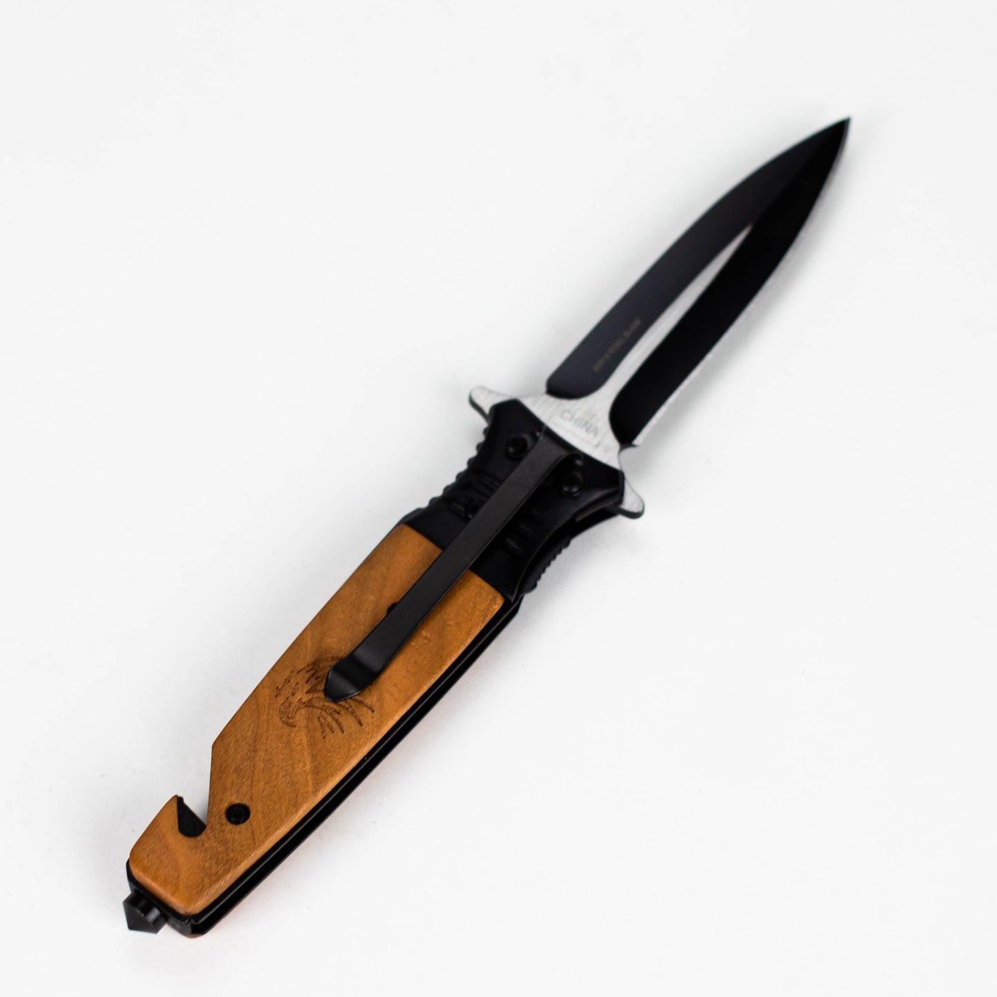 Outdoor rescue hunting knife w/ Belt Clip [PK-846EA]