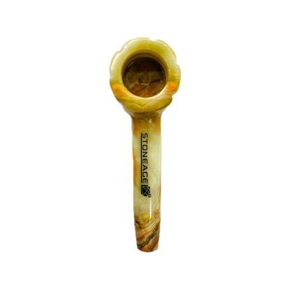 StoneAge | 4" Handmade Tobacco Smoking Pipe – Model: Bowl Design, Includes Gift Box