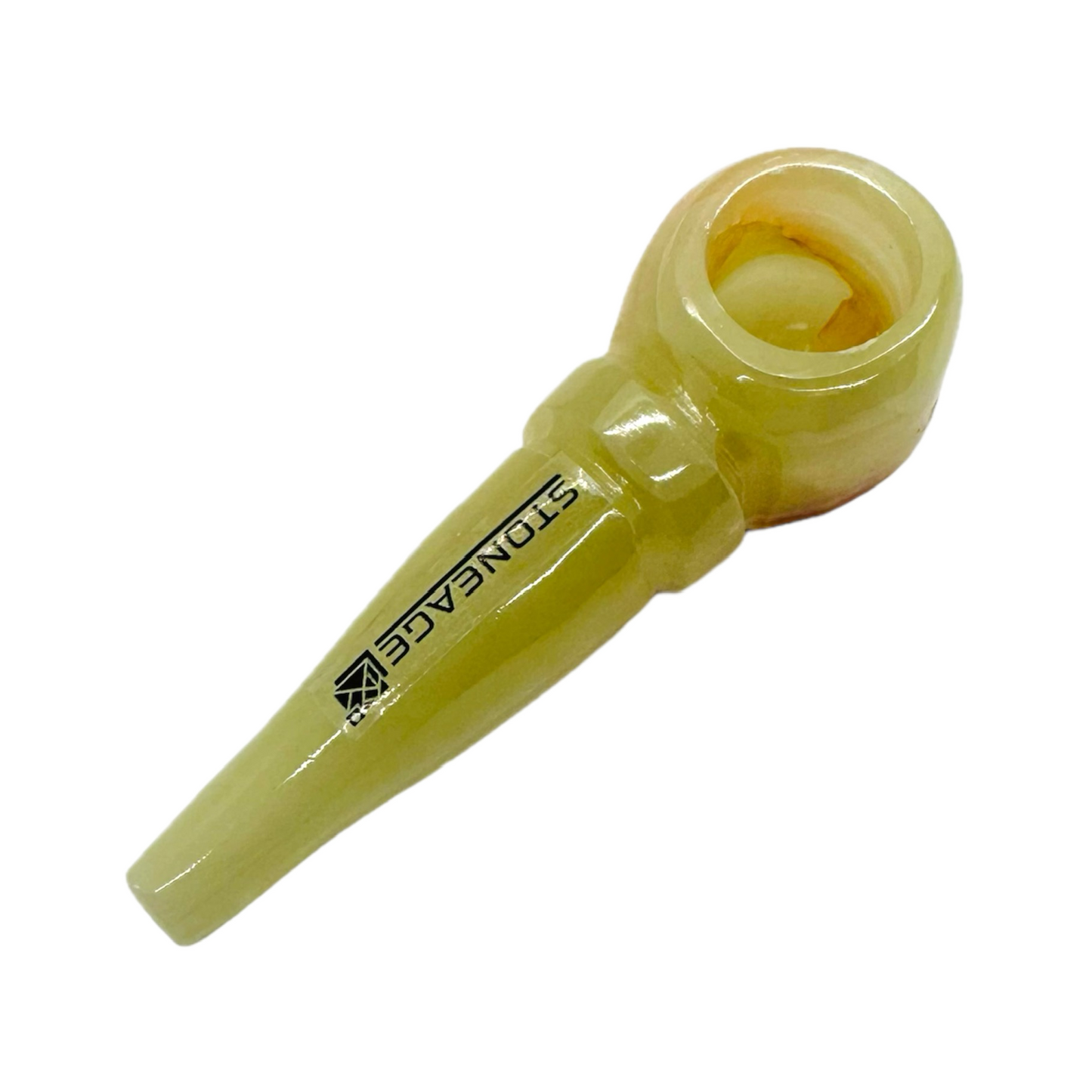 StoneAge | 4" Handmade Tobacco Smoking Pipe – Model: Ring, Includes Gift Box - Hi Time