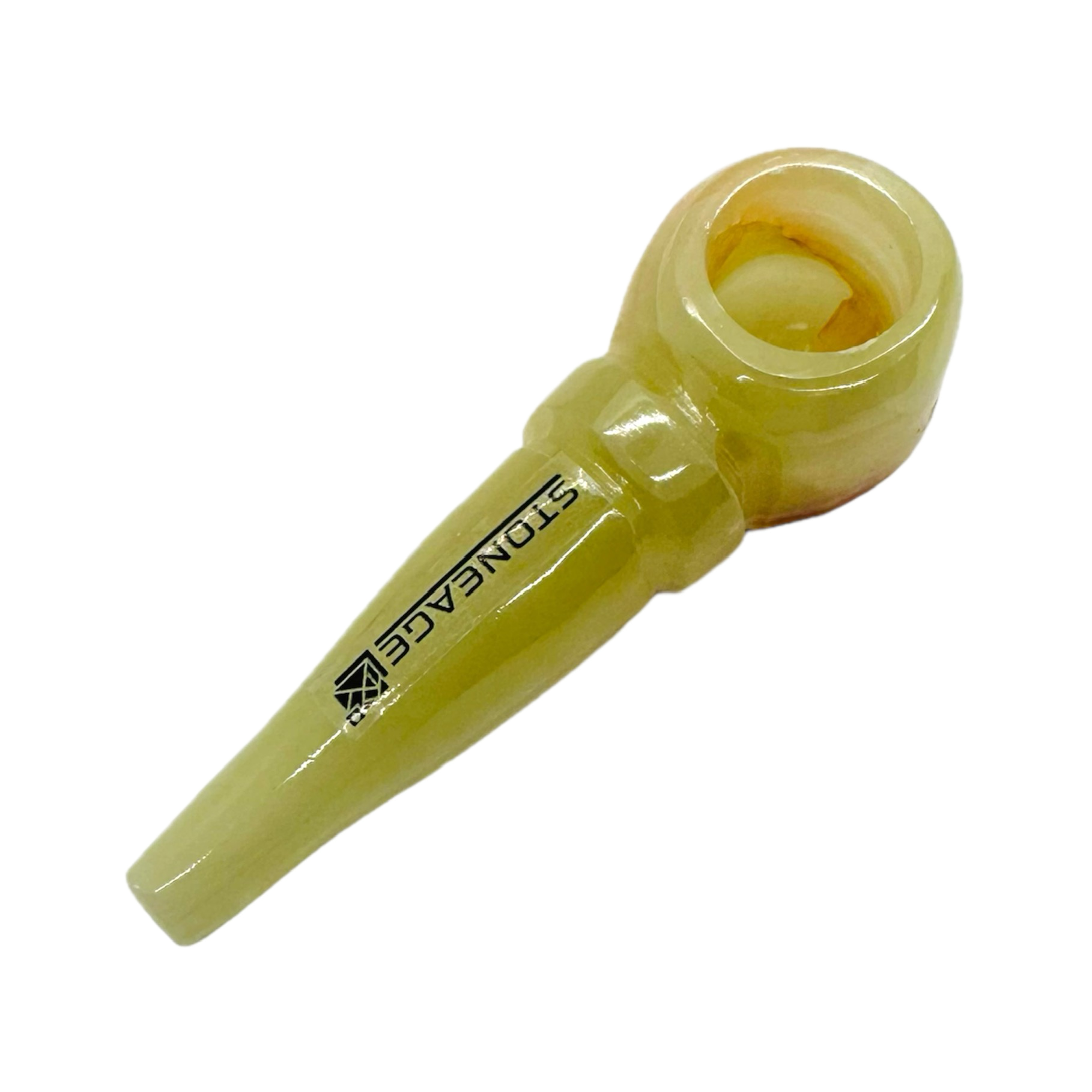StoneAge | 4" Handmade Tobacco Smoking Pipe – Model: Ring, Includes Gift Box - Hi Time