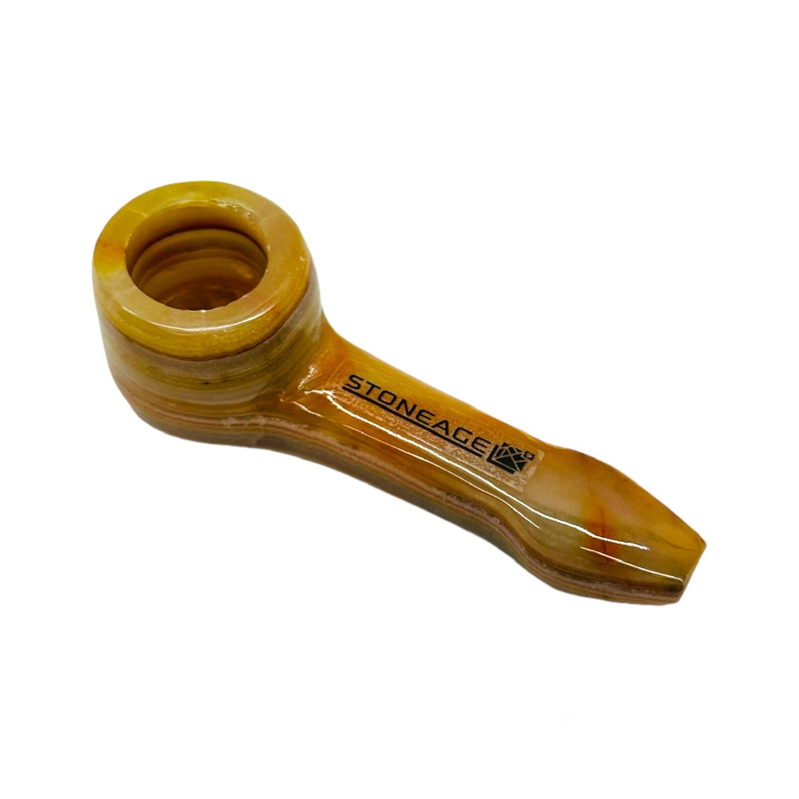 StoneAge | 4" Handmade Tobacco Smoking Pipe – Model: Fish, Includes Gift Box - Hi Time