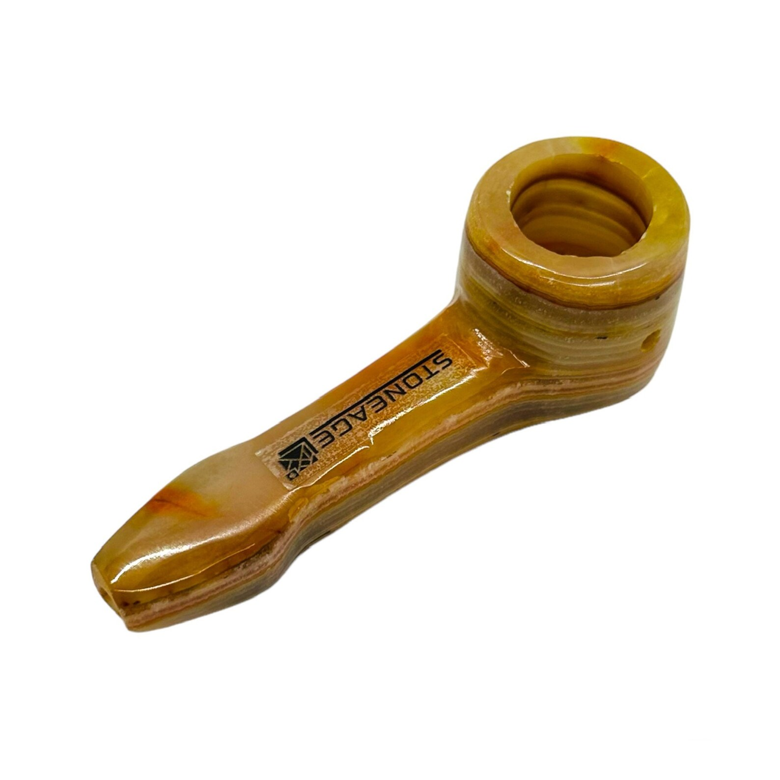 StoneAge | 4" Handmade Tobacco Smoking Pipe – Model: Fish, Includes Gift Box - Hi Time