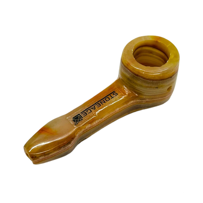 StoneAge | 4" Handmade Tobacco Smoking Pipe – Model: Fish, Includes Gift Box - Hi Time