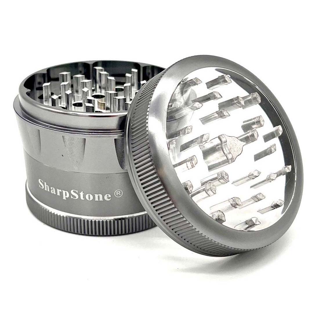 SharpStone® | V2 CLEAR TOP 4 PIECE GRINDER 2.5 [ GRI905 ]