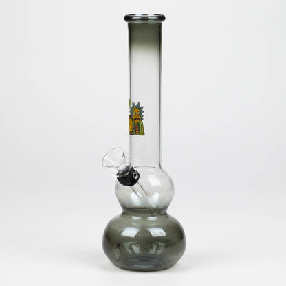 8" paint glass water bong-Assorted - Hi Time