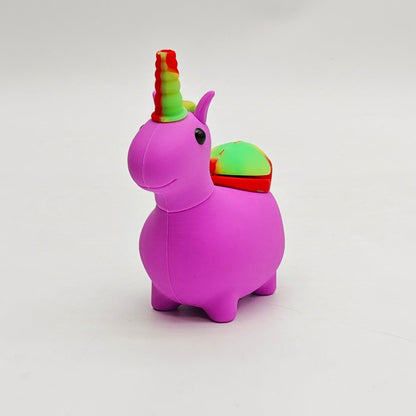 5" Unicorn Silicone Bong-Assorted [SP1070]