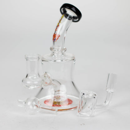 Xtreme | 5" Oil Rig with quartz banger [BT4409]
