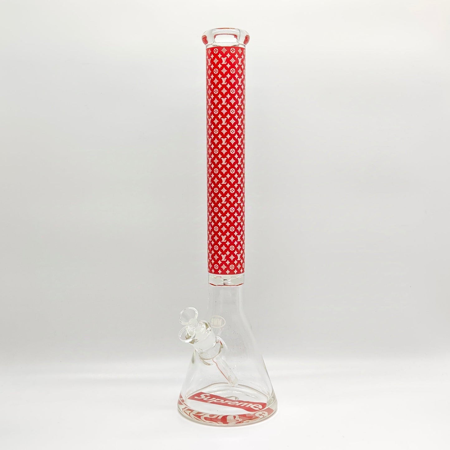 20" Stylish Designed 9mm Glow in the dark Glass Bong [LV205009]