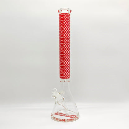 20" Stylish Designed 9mm Glow in the dark Glass Bong [LV205009]