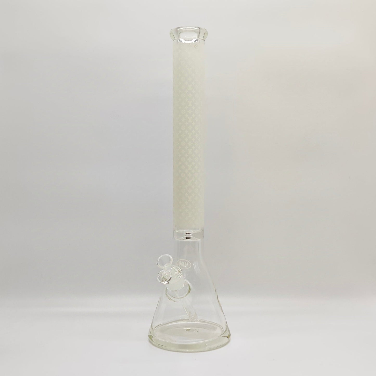 20" Stylish Designed 9mm Glow in the dark Glass Bong [LV205009]