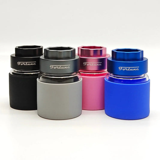 Fortune | 4 Parts Aluminum Grinder with Glass Jar