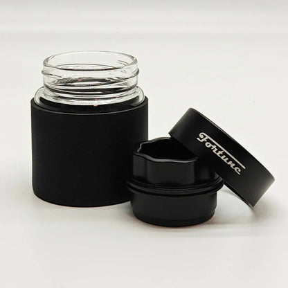 Fortune | 4 Parts Aluminum Grinder with Glass Jar