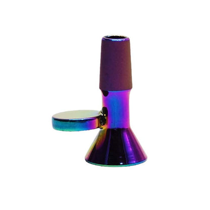 14mm Joint Electroplated Glass Bowl With Gold Logo