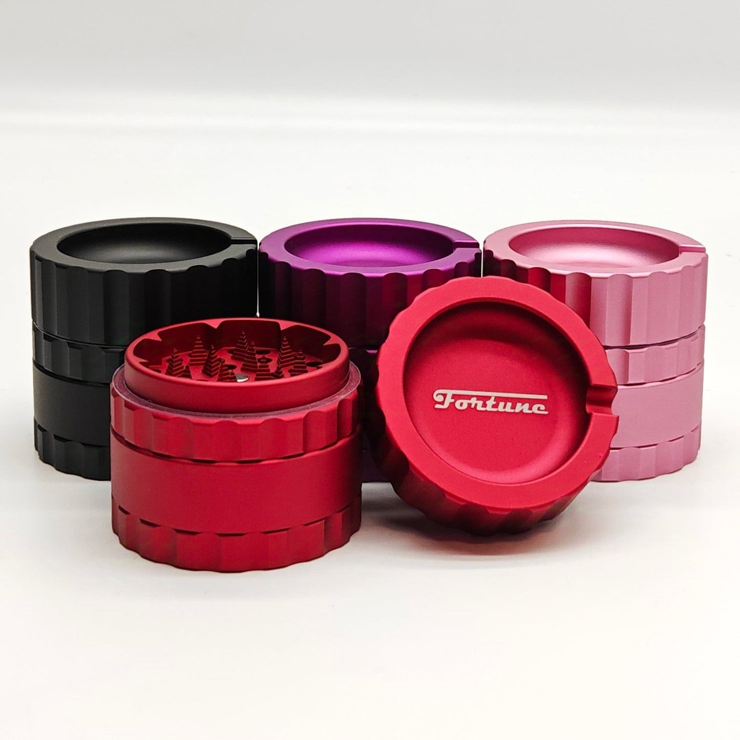 Fortune | 4 Parts 63.5mm x 57mm Aluminum Grinder [JC6006]