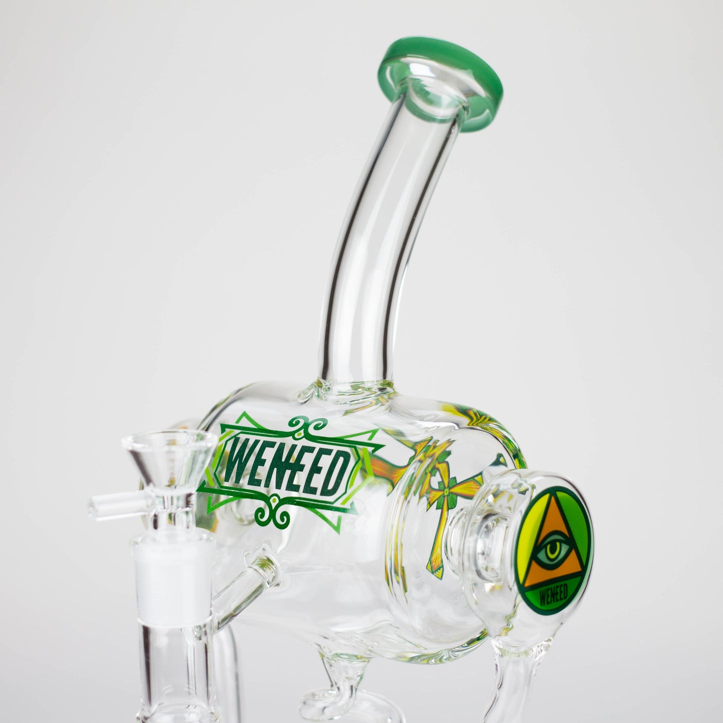 WENEED | 14" Pulse Helix Glass bong