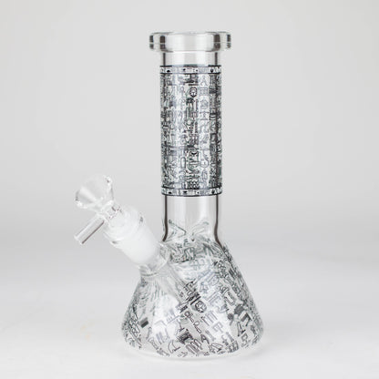 8" 5mm 38mm Grown In The Dark Beaker Bong