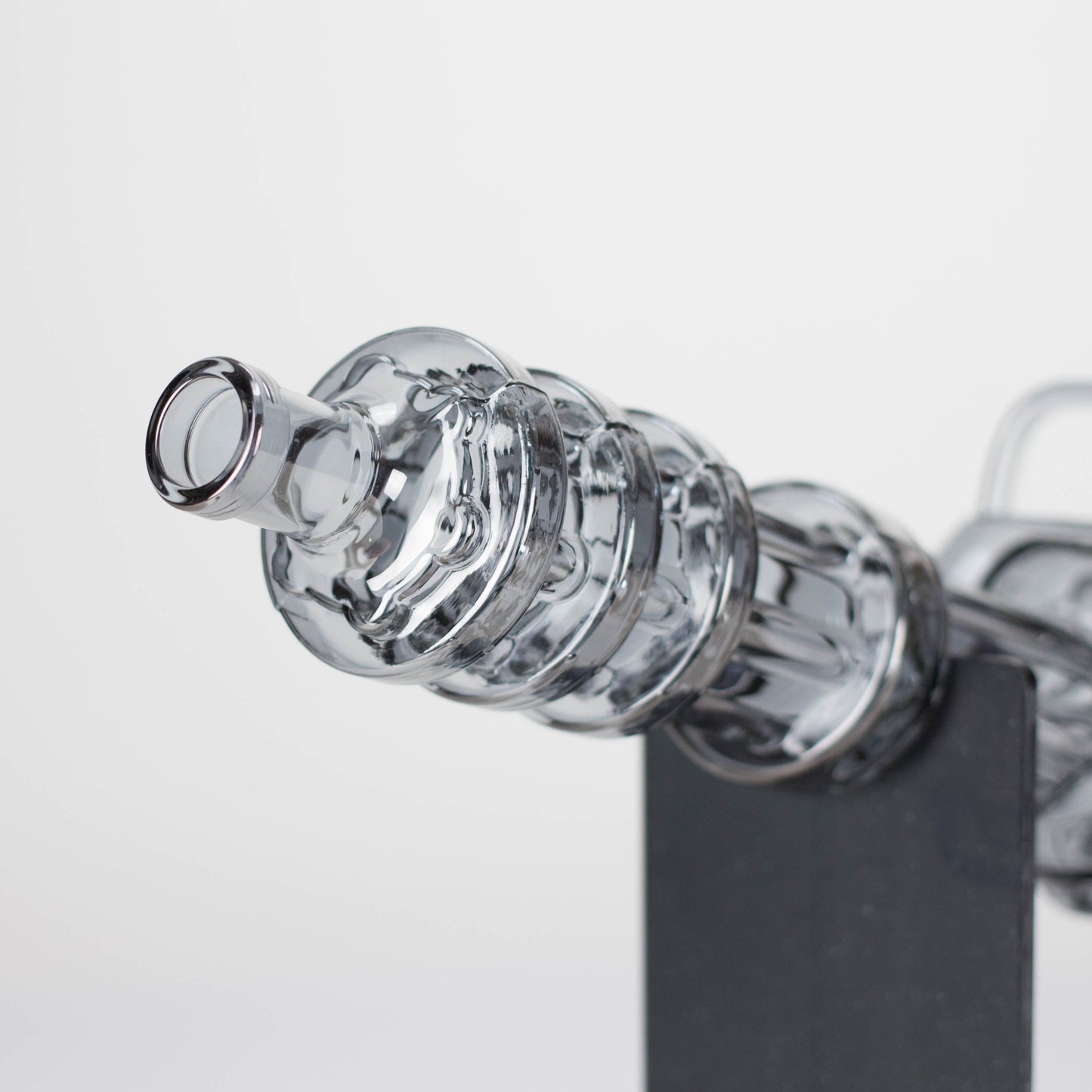 24" Electroplated Machine gun Design Glass Bong with Display Stand [GU002]