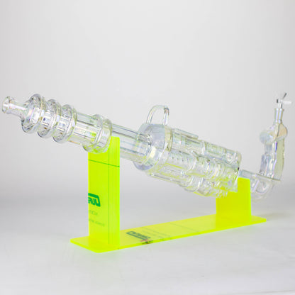 24" Electroplated Machine gun Design Glass Bong with Display Stand [GU002]