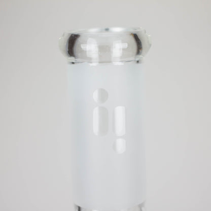 12" Frosted glass beaker water bong