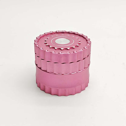4 Parts 63*51mm New Teeth  Aluminum Grinder-Assorted Color