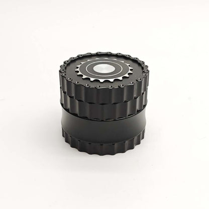 4 Parts 63*51mm New Teeth  Aluminum Grinder-Assorted Color