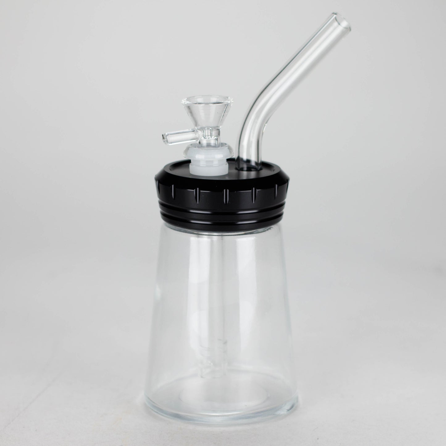 6" Glass Bong with Aluminum Cap [YD2092]