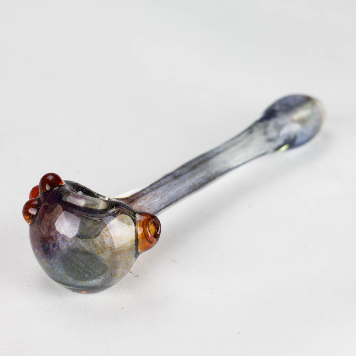 Shine Glassworks | Frit Pipe with coloured Accents - Made in Canada - Hi Time